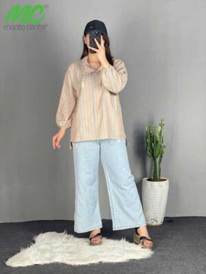 مانتو شومیزی راه راه 1697