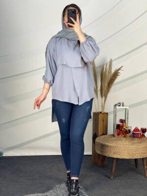 مانتو دخترانه سرهمی کد 500