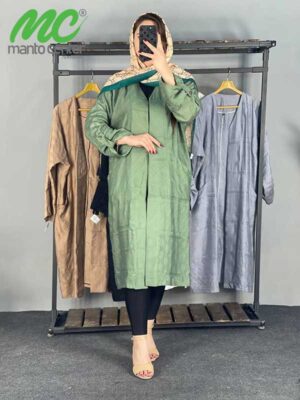 مانتو زنانه سایز بزرگ 1369