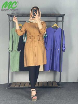 مانتو دانشجویی بلند 1603