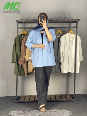 مانتو دخترانه کتی اور سایز اسپرت کد 1606