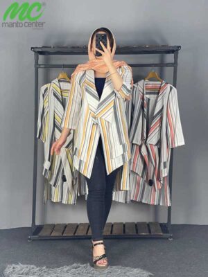 مانتو راه راه دخترانه 1610