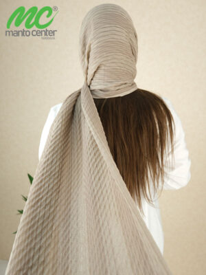 شال زنانه پلیسه ساده کد 1621