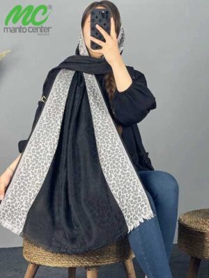 شال زنانه مشکی 1012