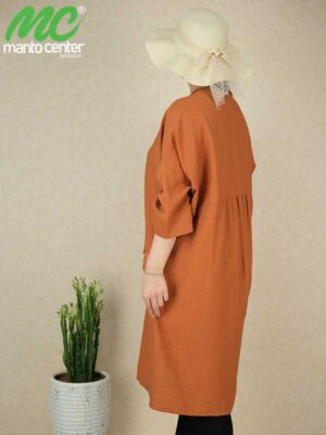 مانتو زنانه مدل جلوبسته بلند کد 1796