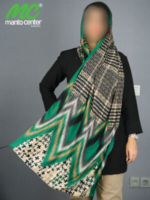 شال زنانه ترکیبی نخی کد 1927
