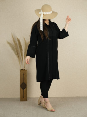 مانتو زنانه کریشه بلند کد 2316 ژابیز