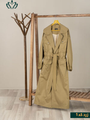 بارانی کمر کش کد 2683 خم