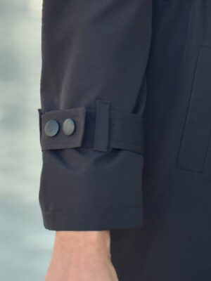 بارانی دو دکمه کمر کش 1044