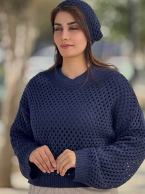 ست بلوز بافت 1016 117 Woven blouse set 4