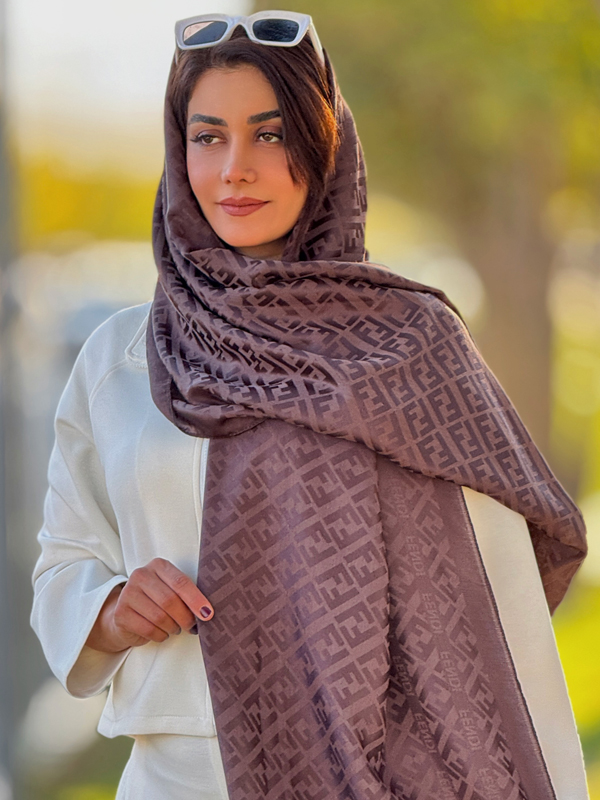 Jacquard shawl 2