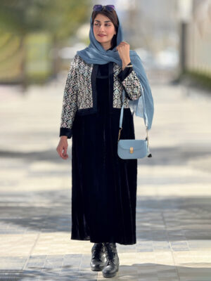 کت و سارافون مخمل 1040