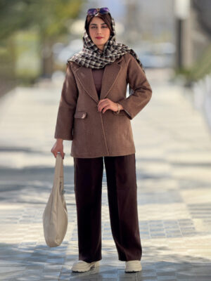 Double breasted camo coat5