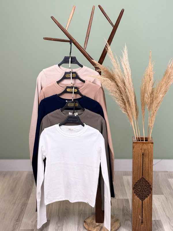 Funrib round neck crop top1