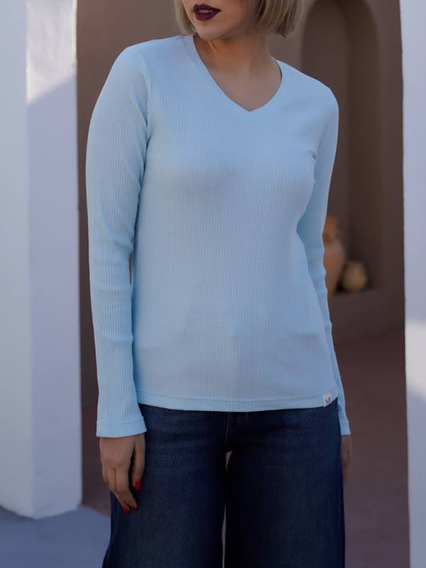 بلوز یقه هفت کبریتی 4034 1 Seven-match collar blouse1