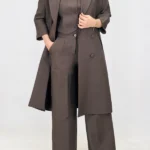 ست سه تیکه 10132 تنخور شکلاتی