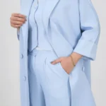 ست سه تیکه 10132 تنخور آبی