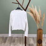 Funrib round neck crop top4