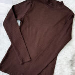 Plain cuffed match blouse4