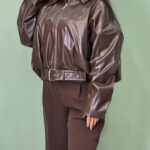 Shirley waisted leather jacket4