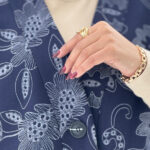 Patterned single-breasted dress8