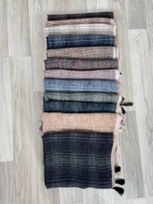 شال پلیسه برشکا ساده 3021-3