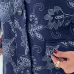 Patterned single-breasted dress7