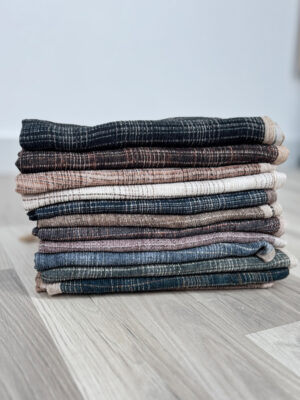 Bershka plain pleated scarf13