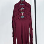 Knitted turtleneck blouse2