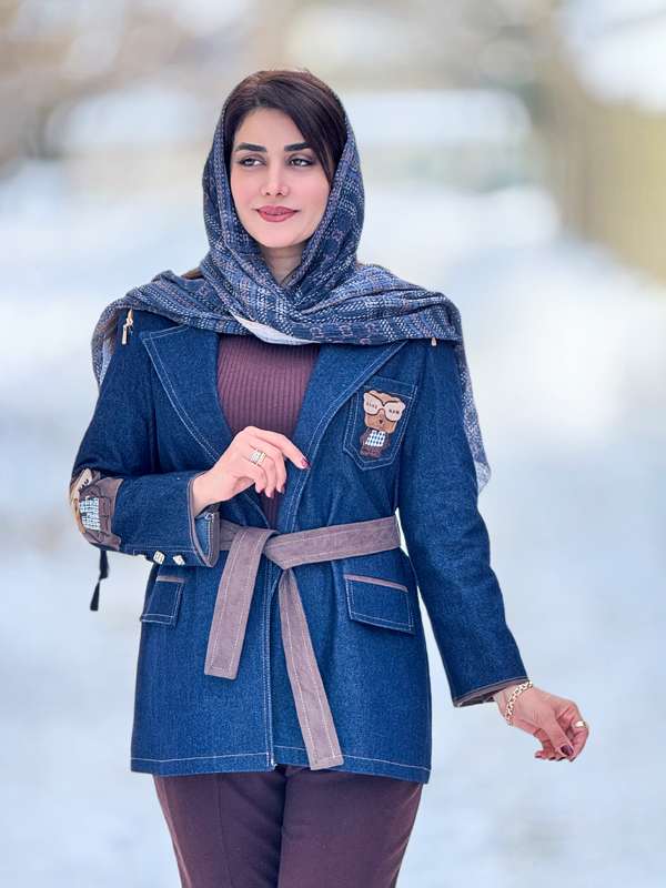 جین ترکیب جیر 10220 1 Suede blend denim 1