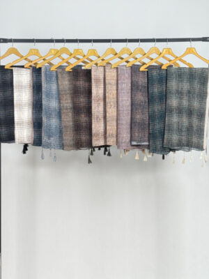 Bershka plain pleated scarf12