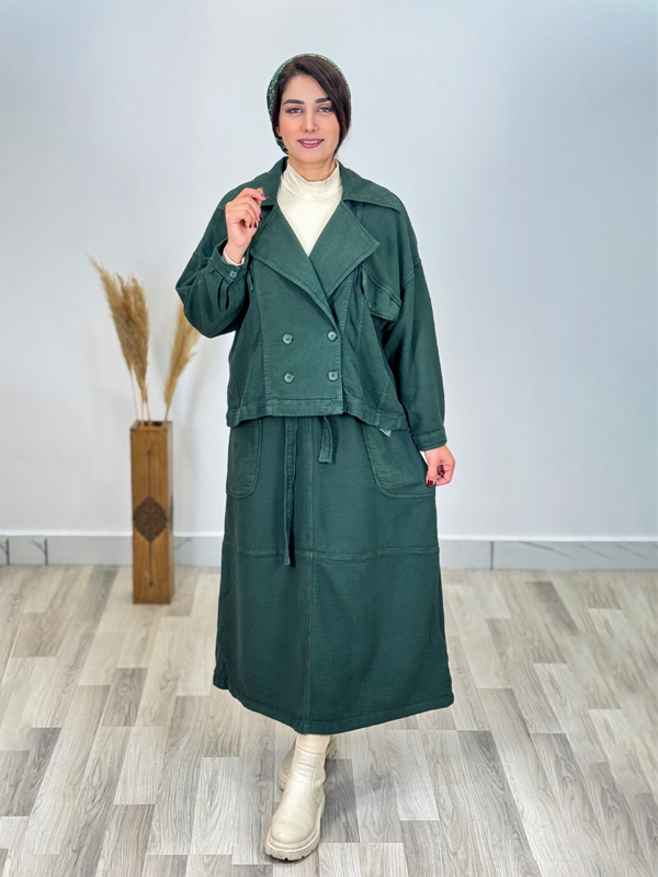 ترنچ کت ترکیبی 10164 1 Combined trench coa1