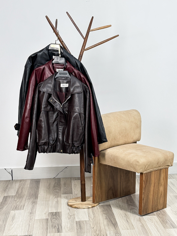 Two-piece leather jacket3