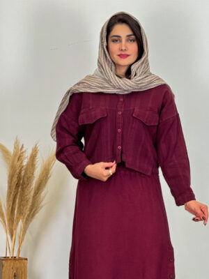 کت کراپ 10166 6 Cropped coat10