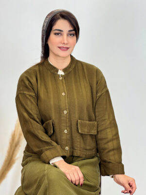 Cropped coat 101681