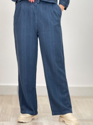 Straw half-bag pants 3