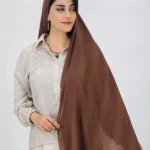 شال پلیسه برشکا 3027 آجری