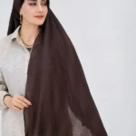 شال پلیسه برشکا 3027 قهوه ای