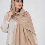 شال پلیسه برشکا 3027 کرم