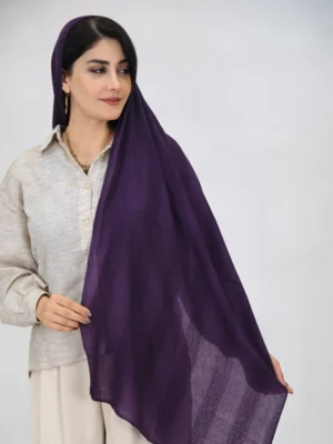 شال پلیسه برشکا 3027 بنفش