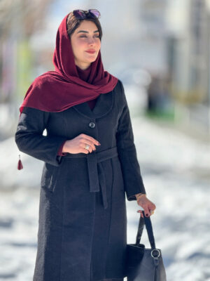 تک دکمه بلند کمردار 10210