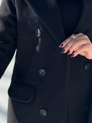 Single button long waist1