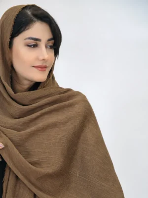 شال پلیسه برشکا 3026 موکا