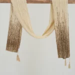 شال پلیسه 3030-10 کرم