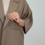 Loose Cropped Coat and Pants Set2