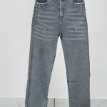 شلوار جین واید 2074 رنگ طوسی