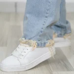 شلوار جین واید 2074 زاپ شلوار