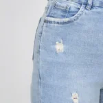 شلوار واید جین 2075 زاپ دار