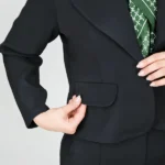 ست کراپ کت و شلوار دخترانه 10307 رنگ مشکی جذاب