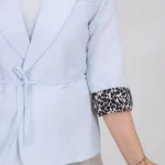 کت آستین پلنگی 10269 آستین آبی